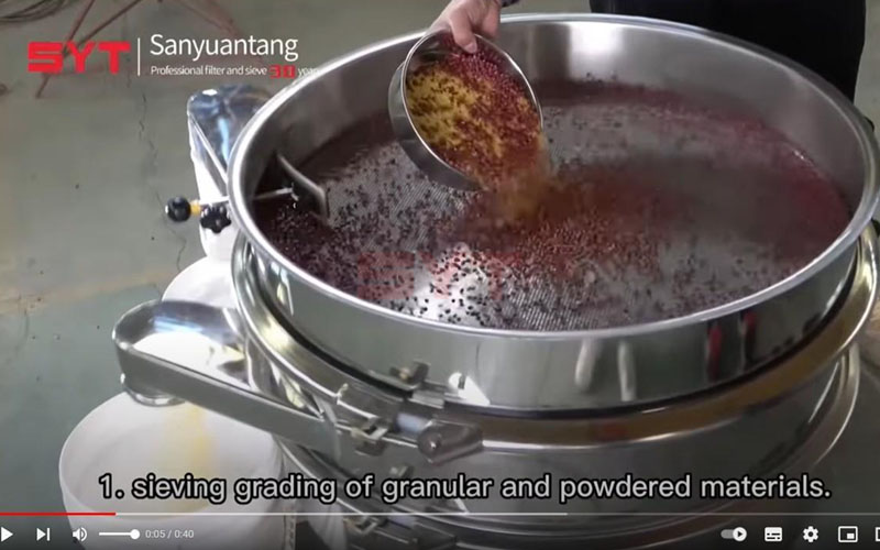 /video/Grains/BeansVibroSifterMachineRotaryVibratingScree.html