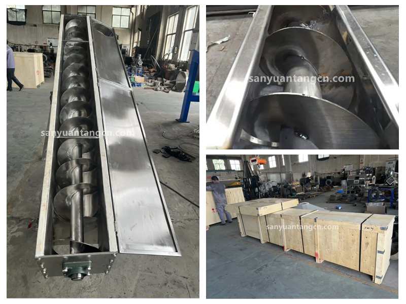 Fish Residue Fish Paste Screw Conveyor Was Shipped To Singapore.jpg