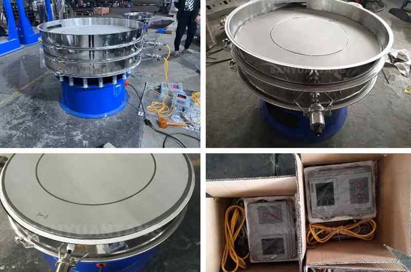 Ultrasonic Vibrating Screen for Sieving Cocoa Powder in Mexican