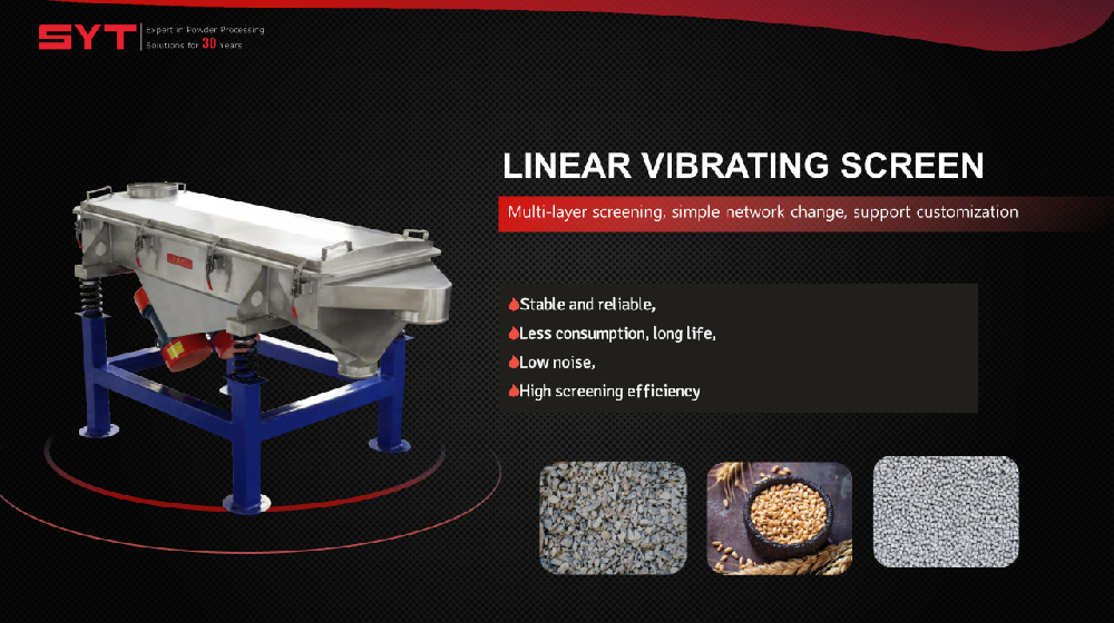 Linear vibraitng screen
