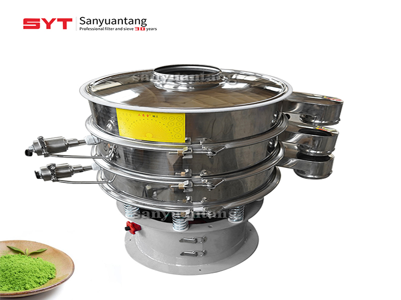 Green Tea Powder Screening Application — Ultrasonic Vibrating Screen