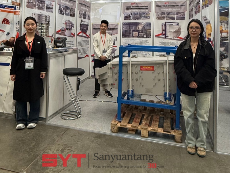 Deepening the Russian Market | Sanyuantang Exhibits Core Vibrating Screens at the Mining World Russi