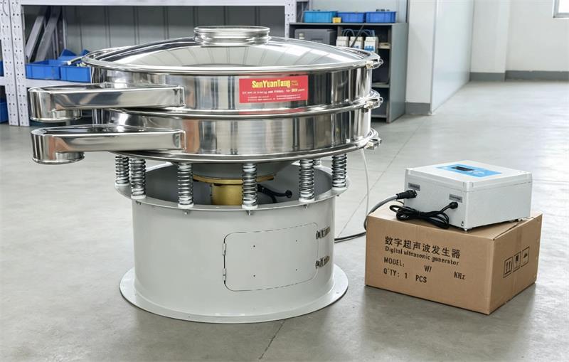 ATEX Explosion-Proof 1200mm Ultrasonic Vibrating Screen for Specialty Oxidizing Salt
